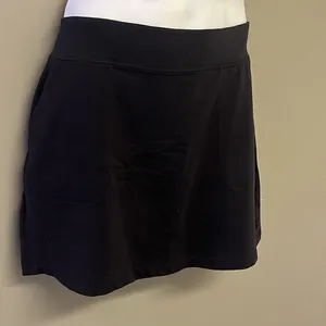 FootJoy Women’s Black Golf Skort with Built in Mesh Shorts with Pockets- Medium thumbnail 3