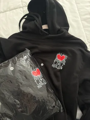 Keith Haring Holding Hearts Hoodie thumbnail 3
