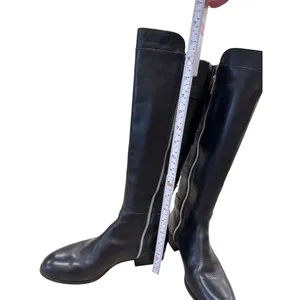Michael Kors Womens Black Leather Knee High Boots 7M SKU 7167 thumbnail 4