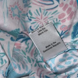 Roller Rabbit Womens Size Medium Pink Floral Winter Bari Print Drawstring Shorts thumbnail 6