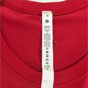LULULEMON Swiftly Tech LS Shirt Women 18 Red Athletic Yoga Comfort Sporty Outdoo thumbnail 9