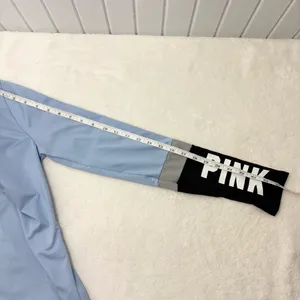PINK Victoria's Secret ULTIMATE Sky Blue‎ Quarter-Zip Hoodie Size S thumbnail 9