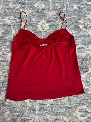 NWOT Free People Intimately My Way Triangle Cami in Deep Cherry Size Small thumbnail 7