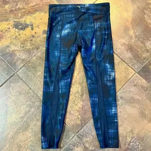 Joy Lab Women’s Blue Athletic Yoga Leggings Large thumbnail 7