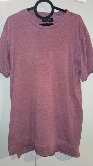 PacSun Short Sleeve Crewneck T-Shirt in Dusty Rose thumbnail 1