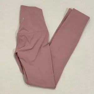 Lululemon Align High-Rise Pant 28‎ Inseam Womens 0 Dusty Rose Nulu Leggings EUC thumbnail 4