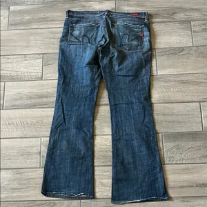 Citizens Of Humanity Blue Flare Wide Leg Jeans thumbnail 2