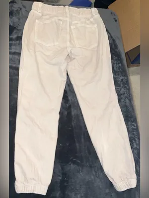 American Eagle Stretch Tomgirl Utility Jogger in Cream Size 2 Regular thumbnail 7