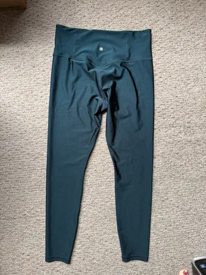 ATHLETA Elation Sheen Tight High-Waist Forest Green Active Leggings thumbnail 4