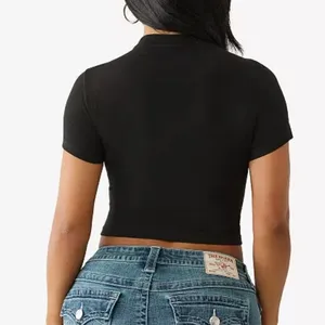 True Religion I Love True Religion Crew Neck T-Shirt Black Small NWT thumbnail 2