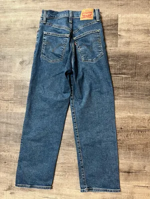 LEVI’S Ribcage Straight Ankle Jeans in Summer Slide thumbnail 4
