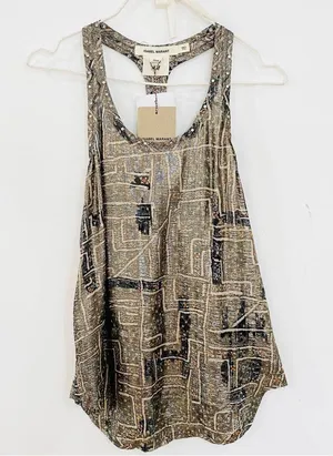Isabel Marant X H & M collection Gold Size 2 thumbnail 2