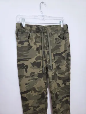 Monkey Ride Jeans Camouflage Jogger Pants High Waist Casual Size 9/29 28" Waist thumbnail 2