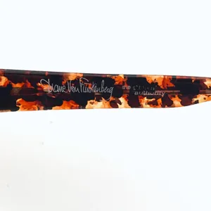 Diane Von Furstenberg Sunglasses Womens Oval Tortoise Shell Brown Retro DVF 56mm thumbnail 4