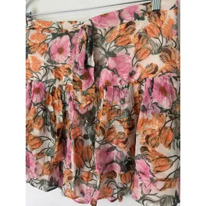 NWT Cecilia Pettersson for Anthropologie Floral Mini Skirt Size Large thumbnail 6