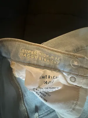 American Eagle Wide-Leg Jeans High-Rise Baggy thumbnail 2
