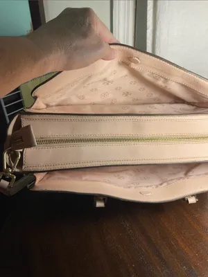 Tory Burch Robinson Large Pale Leather Satchel with Detachable Strap thumbnail 8