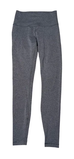 Lululemon Wunder Under Leggings Women 6 Grey Excellent High‎ Rise Luon Yoga thumbnail 1