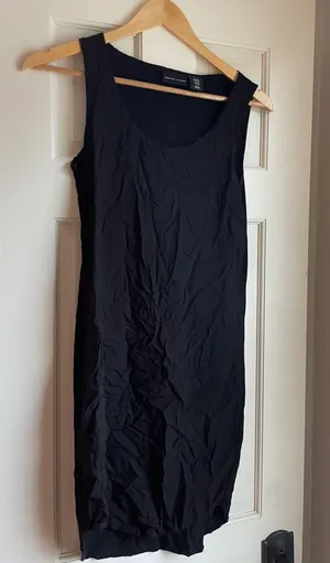 Midi black dress thumbnail 1