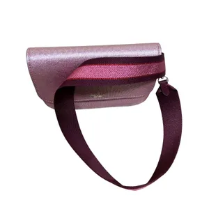 Kate‎ Spade Buddie Glitter Striped Leather Medium Pink Shoulder Bag thumbnail 8