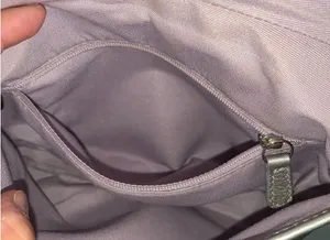 COACH Gray Silver Signature Canvas Crossbody thumbnail 11