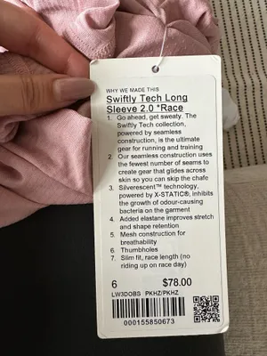 Lululemon Swiftly Tech Long Sleeve Race Length thumbnail 2