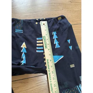LulaRoe‎ Women Sz OS Leggings Stretch Geometric Grunge Skater Streetwear Punk thumbnail 5