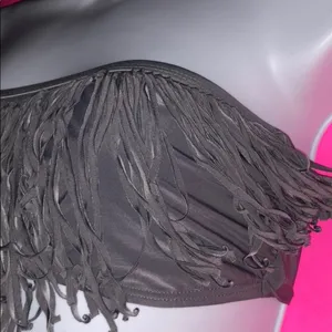 L Space Dolly Fringe Bandeau Bikini Top thumbnail 4