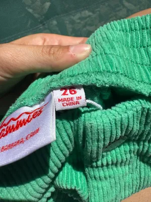 Hammies Corduroy Shorts Green Size 26 thumbnail 5