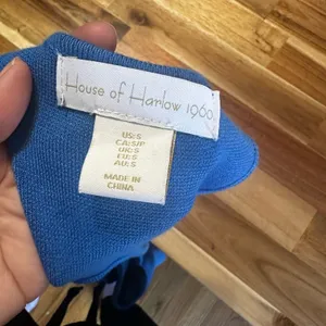 House of Harlow 1960 Blue Open-Back Dress – Size S thumbnail 6