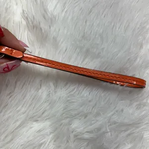 COACH Orange Patent Leather Replacement Hangtag Hang tag and Wristlet Strap thumbnail 3