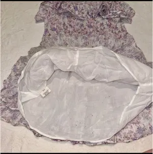 Loveshackfancy Shanely Printed Floral Mini Ruffle Dress size Medium thumbnail 8