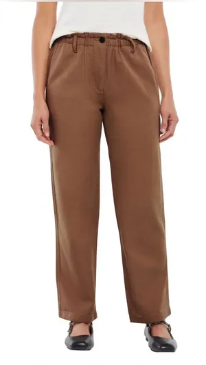 GAP Brown Wide-Leg Pull-On Pants thumbnail 1