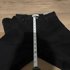 Abercrombie & Fitch Vintage Ultra High Rise 90s Straight Jean saturated‎ black 2 thumbnail 8