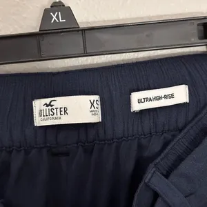 Hollister Co. Ultra High Rise Culottes‎ Pants Navy Size XS Women thumbnail 10