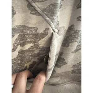 Athleta Triumph Printed Hoodie Jacket, Grey Gypsum Camo Size Small Activewear thumbnail 5