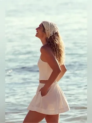 Free People free est Milani skirt in white thumbnail 2