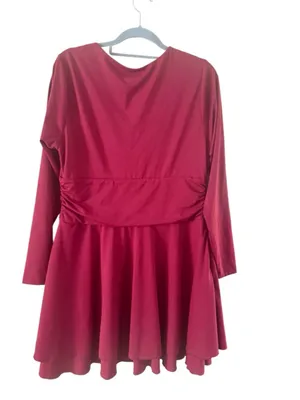 Women's OySRed Long Sleeve Dress XL thumbnail 9