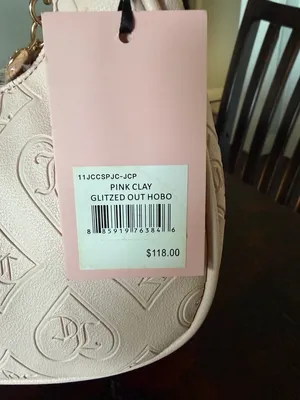 Juicy Couture Blush Pink Clay Glitzed out Hobo. Brand new w/ tags. Flawless thumbnail 10