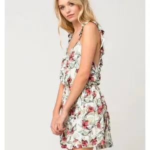 Free People Women's Dear You Floral Lilly Ruffle Strap Mini Dress Size Small‎ thumbnail 3
