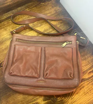 Fossil brown crossbody purse thumbnail 1