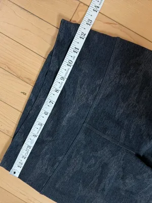 Vuori Clean Elevation Leggings Charcoal Black Camouflage Print Size thumbnail 3