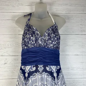 Signature by Sangria 100% Silk Handkerchief Dress size 10 EUC thumbnail 2