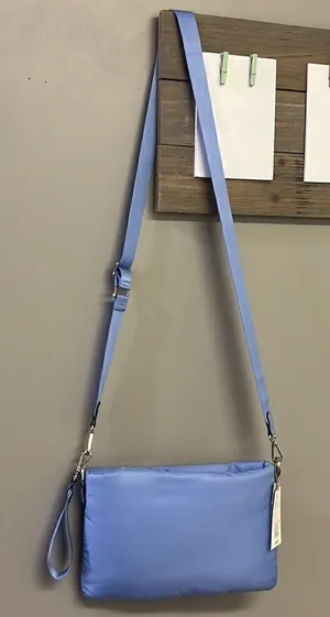 A New Day Baby Blue LightWeight Convertible Purse w/ Crossbody Stra… thumbnail 1