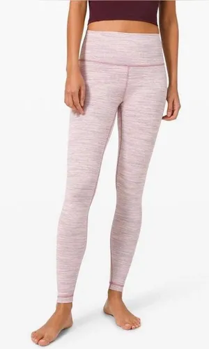 lululemon athletica Light Lavender Ribbed Leggings thumbnail 1