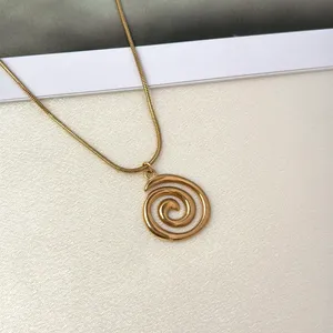 Swirl Pendant Necklace for Women thumbnail 2