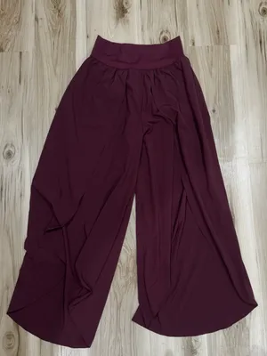 Halara Breezeful Crimson High Waisted Split Leg Harem Pants Women’s Medium thumbnail 2