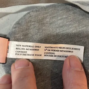 Victorias Secret Red plaid patterned sleep mask thumbnail 4