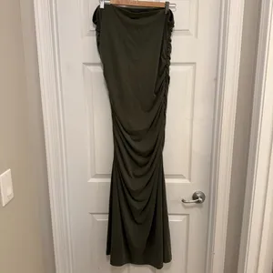 NWT Anthropologie Gabbie Strapless Ruched Tube Dress by Celandine thumbnail 5