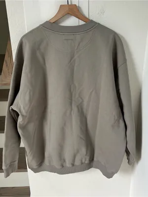 Anine Bing Tyler Logo Sweatshirt in Storm Grey NWT thumbnail 3